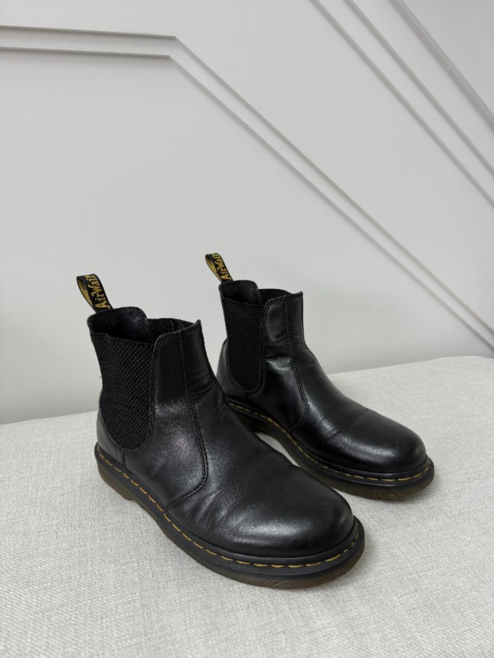 Doc Martens 2976 Slip Resistent Black Chelsea Boots Women's 10
